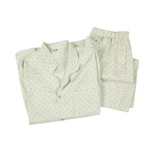 [섹시쿠키]그린 꽃체크 남파자마 SCMNY301