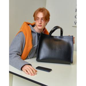 질스튜어트 액세서리 남성  PAPER BAG 소프트 페이퍼 레더 토트백 JUBA4F756BK