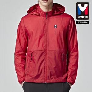 엠리밋 남성 논스판 바람막이 레드 - LGTSJ21180