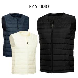 R2 울트라 라이트 라운드 경량 패딩조끼_E2-0M152