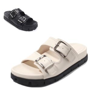 [세라]C23S807 블랙 아이보리 샌들 3.5CM