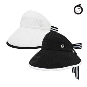 선덜랜드 여성 라인배색 하프 골프 버킷햇 - SLL4ACP505