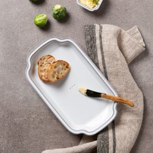 [한국도자기][Conte du Jour] 콩트 직사각접시 1p