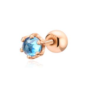 [비앤비골드] 14K 탄생석 3mm 12월 청다이아 피어싱 JNE23043
