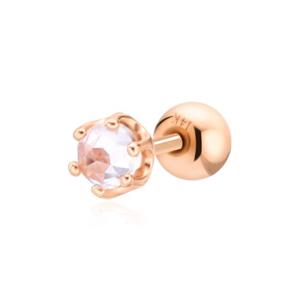 [비앤비골드] 14K 탄생석 3mm 4월 큐빅 피어싱 JNE23035