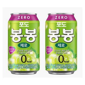 [해태] 해태 포도봉봉 제로 340ml x 24캔