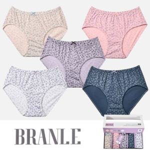 여성미디팬티 여성팬티 여삼각팬티 데일리5매입 디자인 0067gb