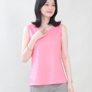애비뉴투지 엄마옷 강연사 면 코튼 여름 나시 티셔츠 A06442