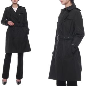 [버버리]24SS 여성 켄싱턴 트렌치코트 (8069666 BLACK 24S)