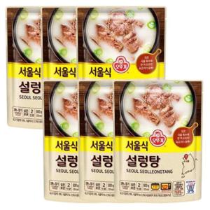 [오뚜기] 오뚜기 서울식 설렁탕 500g 6개