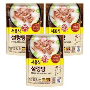 [오뚜기] 오뚜기 서울식 설렁탕 500g 3개