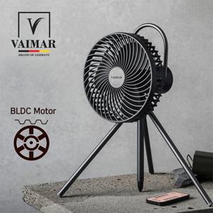 독일 바이마르 BLDC 캠핑용 리모컨 선풍기(블랙) VMK-ROM-PAN