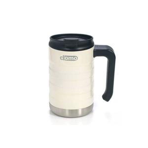 도모 보온 스텐 손잡이 텀블러 470ML 아이보리 보온병