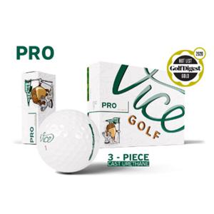 (바이스골프) PRO GO NUTZ 화이트 12구 3피스 골프공 골프볼