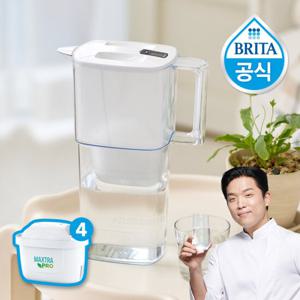 브리타 정수기 리켈리 2.2L 화이트 + 총 필터4입