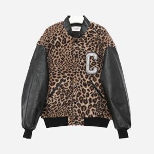 셀린느 C엠브로이드 레오파드 레더킥스 자켓 2V22L823R 19GP