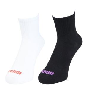 푸마 여성 하트 ST 양말 2족조 3563094-WH
