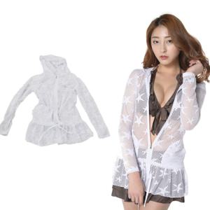 쿠기 여성 비치 후드집업 상의단품 KF-I251
