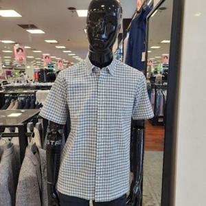 오스틴리드 HC26 그린 체크 반팔 셔츠 ACS24214