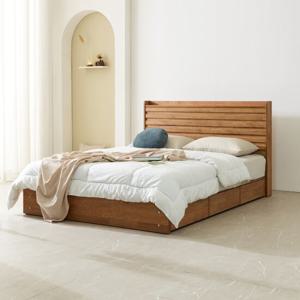 파로마 네오 리멜 원목 호텔식 수납형 20T라텍스 Q 침대