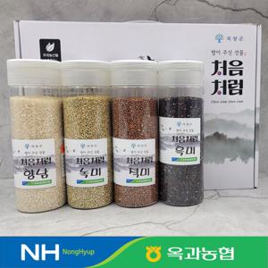 [옥과농협] 4색향미 잡곡 선물세트 800gx4 (향미, 흑미, 녹미, 적미)