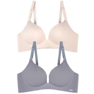 [예스][볼륨핏]베이직 일체형 노와이어 브라2종택1YSWBZ933