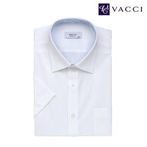 바찌 레이온스판 솔리드 반팔셔츠화이트 VD1N2BR605A0