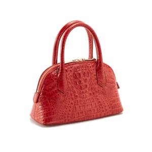 [에스콰이아]여성 카이만 악어 미니 토트 크로스백 EHBFHB041RE