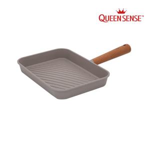 [퀸센스]아레나 미드나잇 IH 인덕션 주물 사각팬 21cm