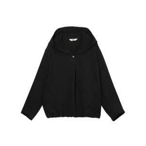 닥스 여성 24FW 가격인하블랙 솔리드 밑단 스트링 후드 블라우스 DLBL4D803BK