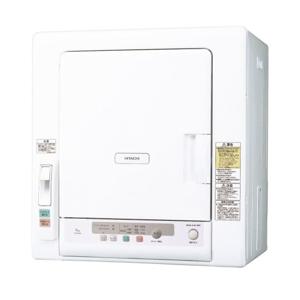 [상품 배송만스탠드 별매]히타치 의류 건조기 6.0 kg 퓨어 화이트 DE-N60HV W 바람 건조