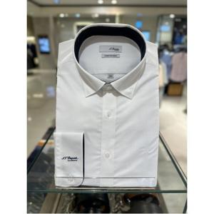 [듀퐁셔츠] 24년 FW 신축성이 좋은 면폴리혼방 슬림긴소매 (SE4FM22LS925SWH)