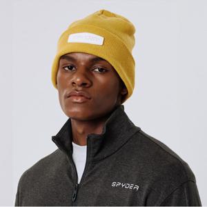 [스파이더] 남성 울 블렌딩 레터링 와펜 비니 SPJFANCA304MCAM