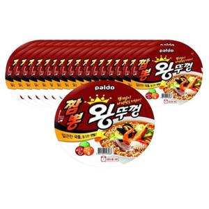 팔도 짬뽕 왕뚜껑 110g 36개
