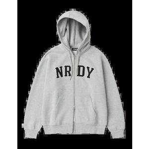 [널디] 아치 로고 브러시드 후디 집업 PNEF24HD03 ARCH LOGO BRUSHED HOODIE ZIP-UP