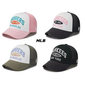 [MLB]남여공용 바시티 레터링 메쉬캡 (3AMCV0143)