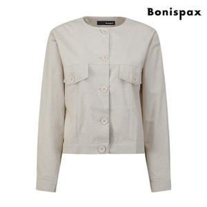 [보니스팍스]노카라 긴팔 자켓 (XO3JK012L0)