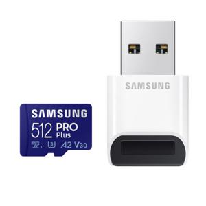 삼성전자 마이크로SD카드 PRO PLUS 512GB MB-MD512KB 리더기포함