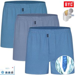 BYC잔잔한패턴그물브리프내장더블박서3매입MCW6010