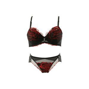 [와코루]C,D컵 뉴트로 리본브라+힙레이스팬티WBR2070CPTA