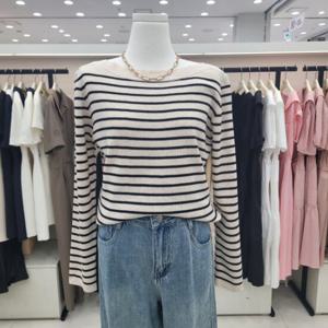 [온앤온]보트넥 스프라이트 니트티 njk4map8060