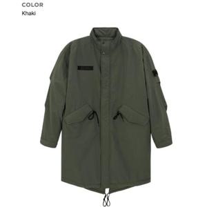 [CNN] 트래블 스퀘어 피쉬테일 패딩 자켓 KHAKI (CA23TPD408KAK)