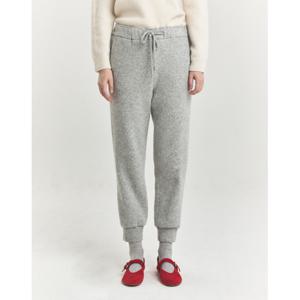 헤지스 여성 24FW 클리어런스울 라이트그레이 밴딩 트랙 팬츠 HSPA4D900G1