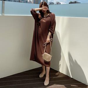 [아이우먼]빅사이즈 408 엑스끈스판트임원피스 DNOE675