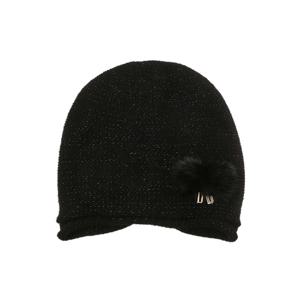 닥스 여성 24FW 울혼방네이비 글리터 퍼 장식 울혼방 비니 DLHE4D909N2