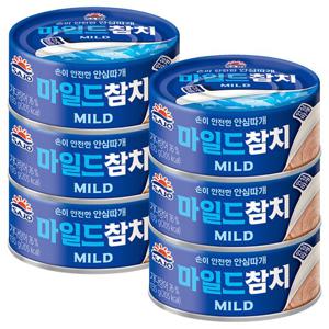 사조 마일드참치 135g 6개