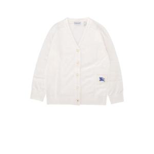 버버리 주니어 키즈 아이보리 가디건 8073051 A1452
