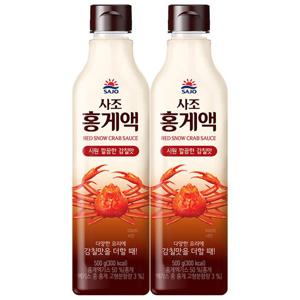 사조 홍게액 500g 2개