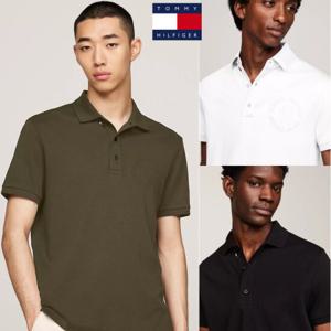 타미힐피거 TOMMY HILFIGER MW30807 남자 TH 로고 인터록 반팔 폴로 셔츠