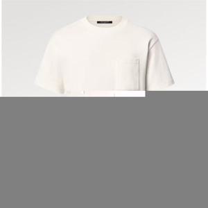 [정품검수/24FW] 루이비통 피케 코튼 화이트 티셔츠 1AFBAA
